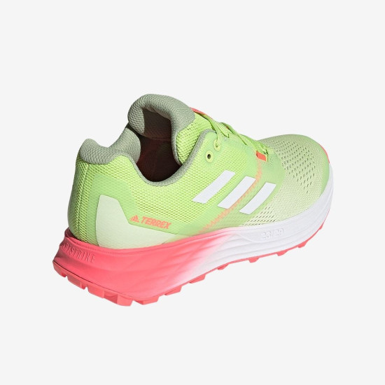 Sepatu Lari Womens Adidas Terrex Two Flow Almost Lime Crystal White Turbo H03388