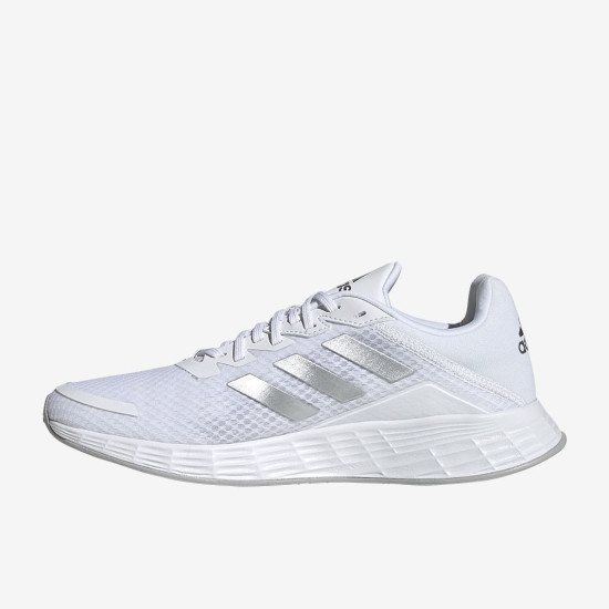 Sepatu Lari Womens Adidas Duramo SL Cloud White Matte Silver Grey H04629