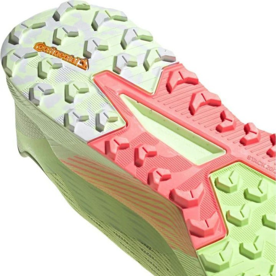 Sepatu Lari Adidas Terrex Agravic Flow 2 Trail Pulse Lime Turbo White H06575-6.5