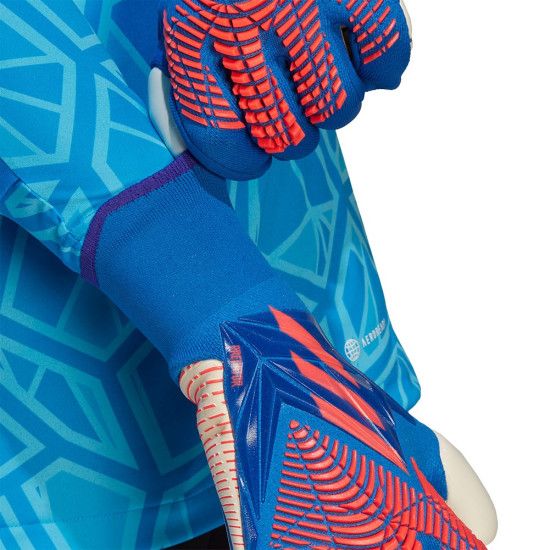 Sarung Tangan Kiper Adidas Predator Edge GL Pro PC Promo Hi Res Blue Turbo H43771