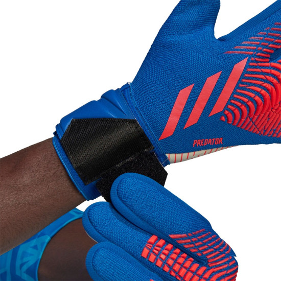 Sarung Tangan Kiper Adidas Predator EDGE GL League Hi Res Blue Turbo White H53732 Sarung Tangan Kiper Adidas Predator EDGE GL League Hi Res Blue Turbo White H53732