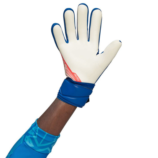 Sarung Tangan Kiper Adidas Predator EDGE GL League Hi Res Blue Turbo White H53732 Sarung Tangan Kiper Adidas Predator EDGE GL League Hi Res Blue Turbo White H53732