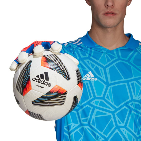 Sarung Tangan Kiper Adidas Predator Edge Pro Hybrid Promo Hi Res Blue Turbo H62414