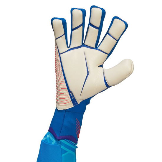 Sarung Tangan Kiper Adidas Predator EDGE Fingersave Pro Promo Neg Hi Res Blue Turbo H62415 Sarung Tangan Kiper Adidas Predator EDGE Fingersave Pro Promo Neg Hi Res Blue Turbo H62415