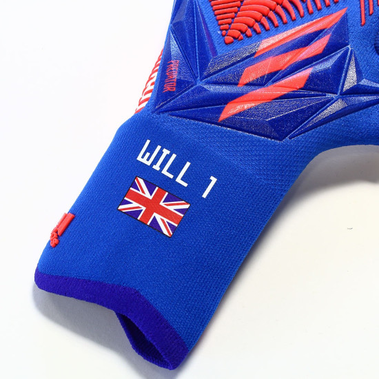 Sarung Tangan Kiper Adidas Predator EDGE Fingersave Pro Promo Neg Hi Res Blue Turbo H62415 Sarung Tangan Kiper Adidas Predator EDGE Fingersave Pro Promo Neg Hi Res Blue Turbo H62415