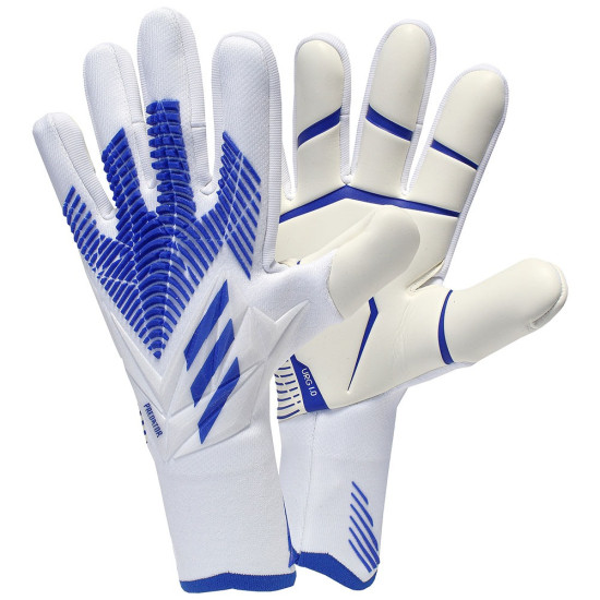 Sarung Tangan Kiper Adidas Predator Edge GL Pro Promo White Hirblu H62417 Sarung Tangan Kiper Adidas Predator Edge GL Pro Promo White Hirblu H62417