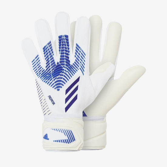 Sarung Tangan Kiper Adidas Predator GL League White Hi Res Blue H62423 Sarung Tangan Kiper Adidas Predator GL League White Hi Res Blue H62423