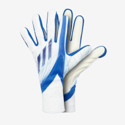 Sarung Tangan Kiper Adidas X GL Pro White Hi Res Blue Sky Rush H65509