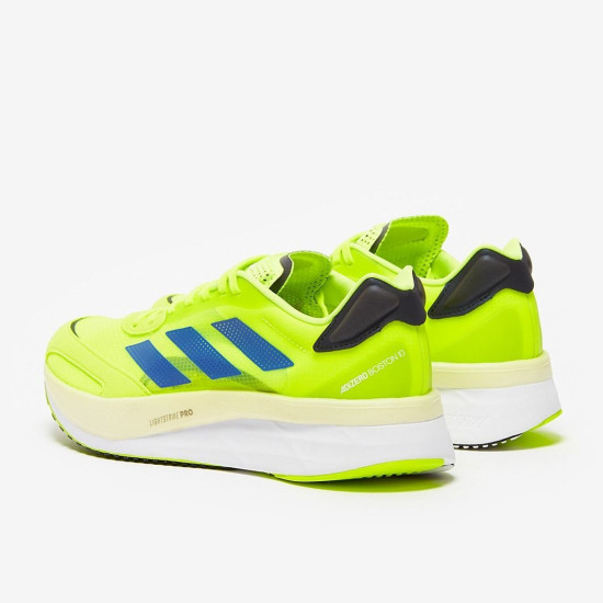 Sepatu Lari Adidas Adizero Boston 10 Signal Green Sonic Ink Core Black H67514