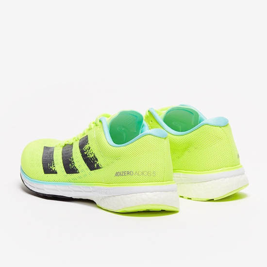 Sepatu Lari Womens Adidas Adizero Adios 5 Hi Res Yellow Crew Navy Clear Aqua H68736 Sepatu Lari Womens Adidas Adizero Adios 5 Hi Res Yellow Crew Navy Clear Aqua H68736