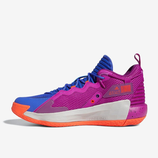 Sepatu Basket Adidas Dame 7 GCA Sonic Fuchsia Solar Red Sonic Ink H69013