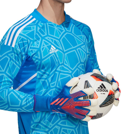 Sarung Tangan Kiper Adidas Predator Edge GL Pro Hybrid Hi Res Blue Turbo HB7942 Sarung Tangan Kiper Adidas Predator Edge GL Pro Hybrid Hi Res Blue Turbo HB7942