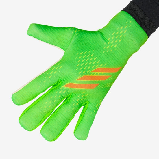 Sarung Tangan Kiper Adidas X GL Training Solar Green Black Solar Yellow HC0609