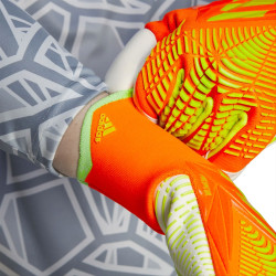 Sarung Tangan Kiper Adidas Predator Edge GL Pro Hybrid Solar Red HC0616