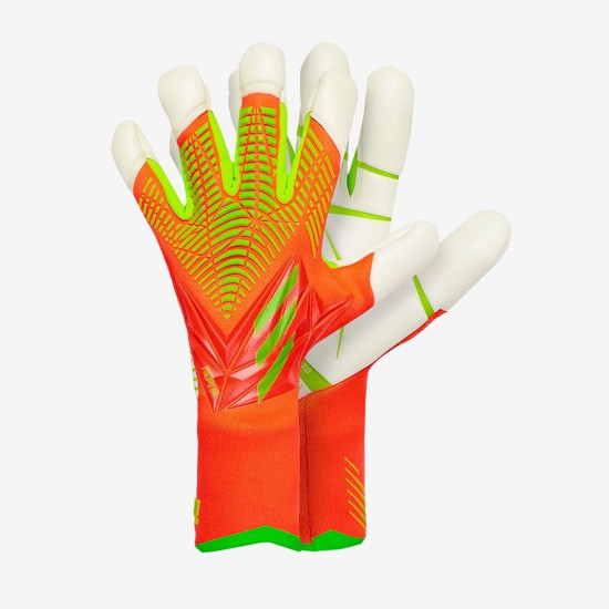 Sarung Tangan Kiper Adidas Predator GL Pro HYB Solar Red Team Solar Green Team Solar Green HC0616