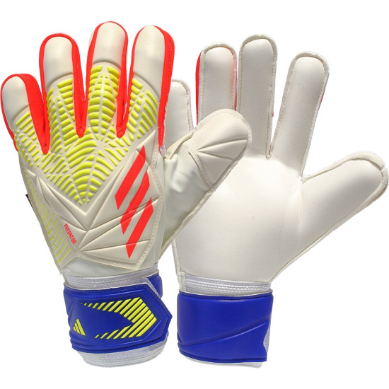 Sarung Tangan Kiper Adidas Predator Edge Match Fingersave White Solar Red HF9738 Sarung Tangan Kiper Adidas Predator Edge Match Fingersave White Solar Red HF9738