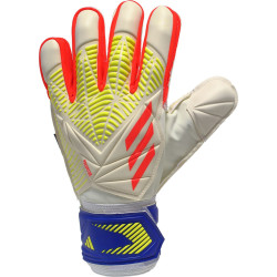 Sarung Tangan Kiper Adidas Predator Edge Match Fingersave White Solar Red HF9738