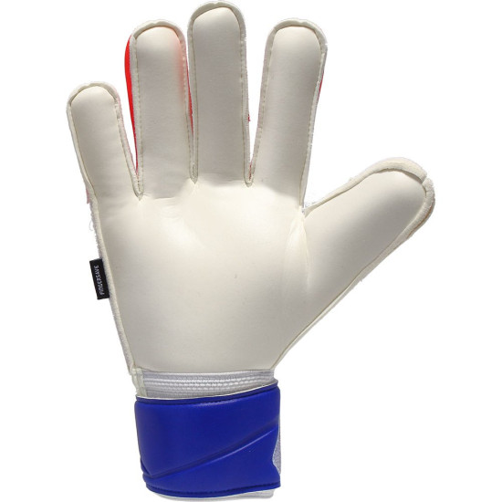 Sarung Tangan Kiper Adidas Predator Edge Match Fingersave White Solar Red HF9738 Sarung Tangan Kiper Adidas Predator Edge Match Fingersave White Solar Red HF9738