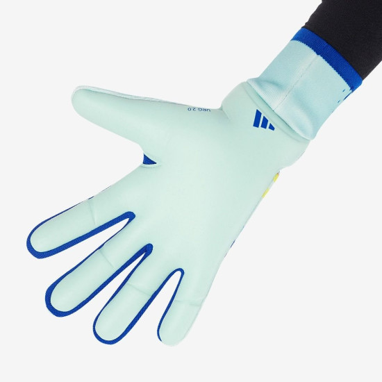 Sarung Tangan Kiper Adidas X GL Pro Clear Aqua Solar Yellow Power Blue HH8746 Sarung Tangan Kiper Adidas X GL Pro Clear Aqua Solar Yellow Power Blue HH8746