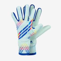 Sarung Tangan Kiper Adidas X GL Pro Clear Aqua Solar Yellow Power Blue HH8746