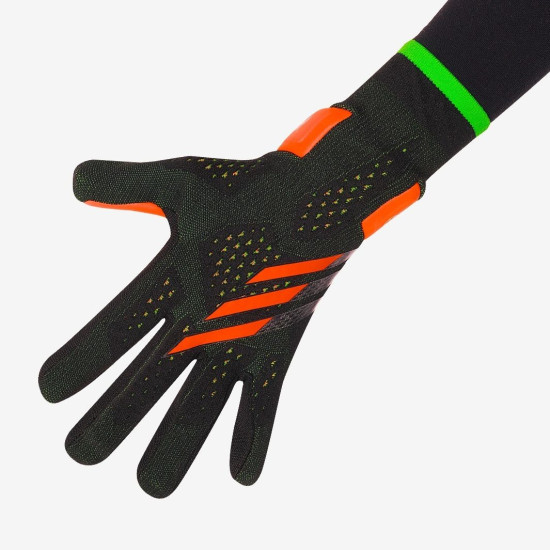 Sarung Tangan Kiper Adidas X GL Pro Black Solar Green Solar Red HI6846