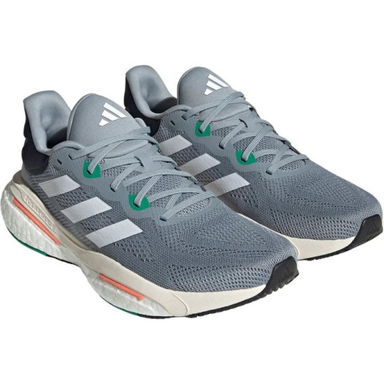 Sepatu Lari Adidas SolarGlide 6 Light Grey White Green HP7613-7