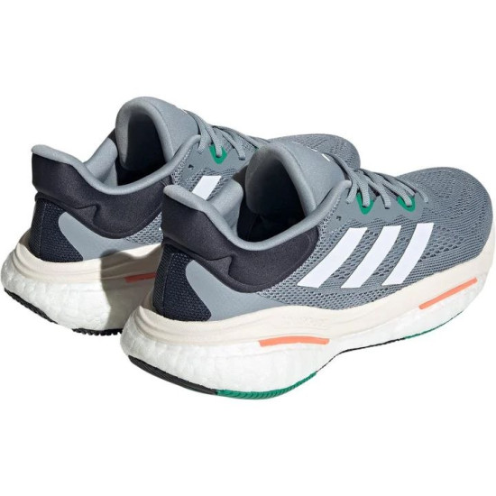 Sepatu Lari Adidas SolarGlide 6 Light Grey White Green HP7613-7