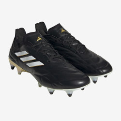 Sepatu Bola Adidas Copa Pure.1 SG Core Black Ftwr White Gold Met HP9811