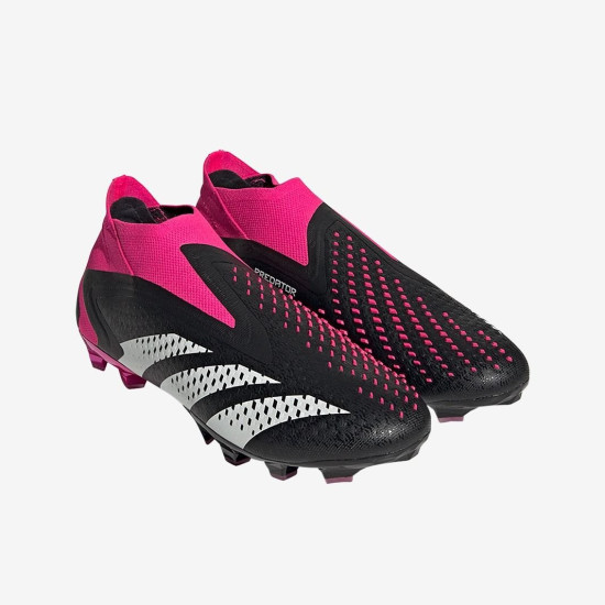 Sepatu Bola Adidas Predator Accuracy+ AG Core Black White Team Shock Pink HQ0954