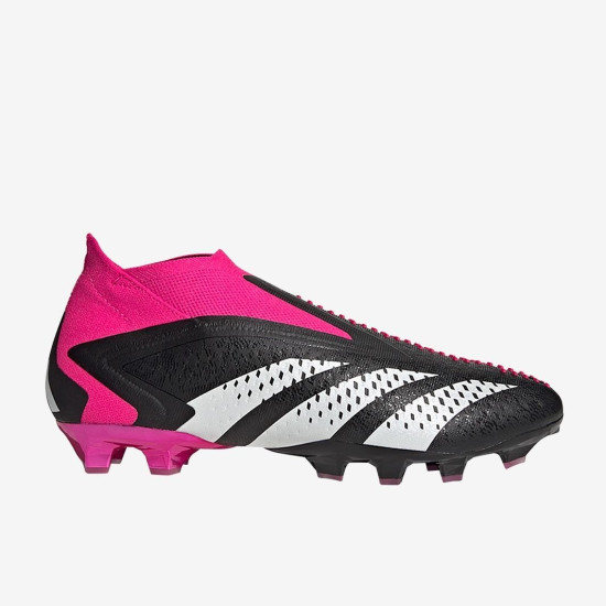 Sepatu Bola Adidas Predator Accuracy+ AG Core Black White Team Shock Pink HQ0954