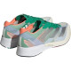 Sepatu Lari Adidas Adizero Adios 7 White Metallic Silver Courage Green HQ3699-7