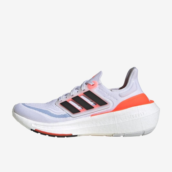 Sepatu Lari Womens Adidas Ultraboost Light Ftwr White Core Black Solar Red HQ6353