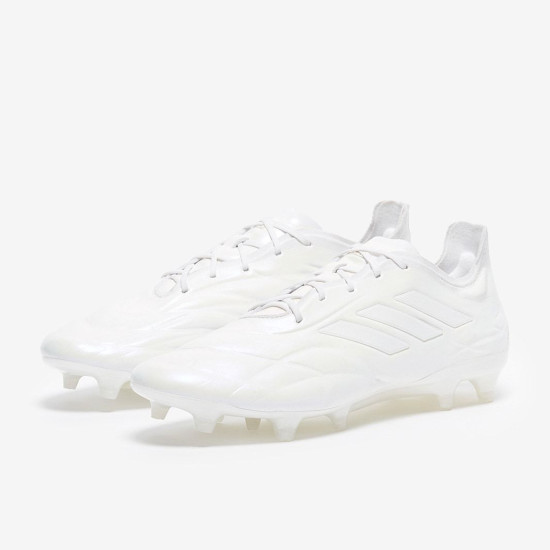 Sepatu Bola Adidas Copa Pure.1 FG White White Zero Met HQ8901