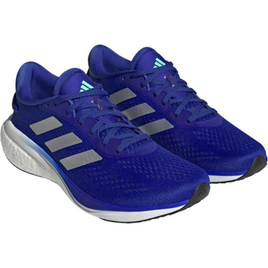 Sepatu Lari Adidas Supernova 2.0 Lucid Blue Silver Metallic Cloud White HQ9938-7 Sepatu Lari Adidas Supernova 2.0 Lucid Blue Silver Metallic Cloud White HQ9938-7