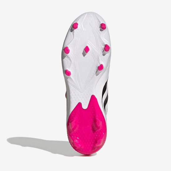 Sepatu Bola Adidas Predator Precision.3 FG Ftwr White Core Black Team Shock Pink ID6790