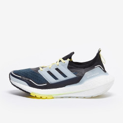 Sepatu Lari Womens Adidas Ultraboost 21 C.RDY Crew Navy Halo Blue Pulse Yellow S23754