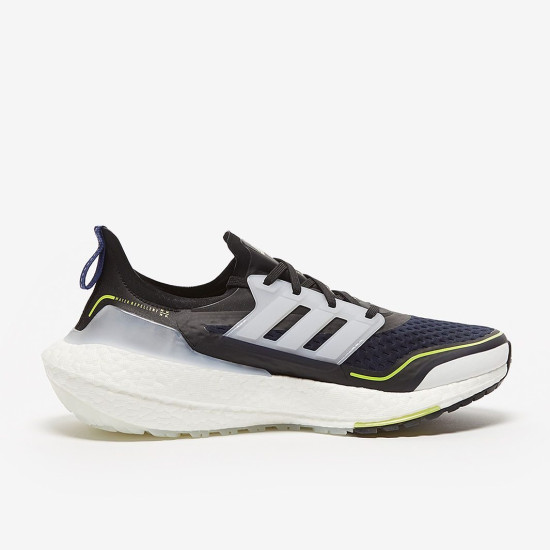 Sepatu Lari Adidas Ultraboost 21 C.RDY Legend Ink Crystal White Acid Yellow S23893