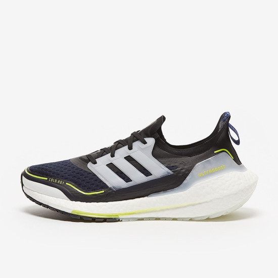 Sepatu Lari Adidas Ultraboost 21 C.RDY Legend Ink Crystal White Acid Yellow S23893