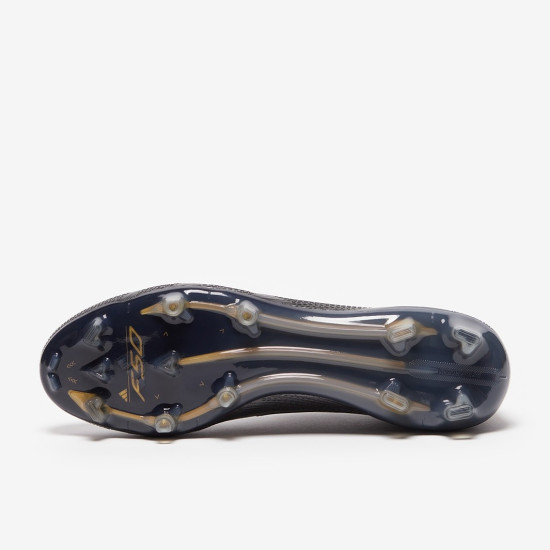 Sepatu Bola Adidas F50 Elite FG Core Black Iron Met Gold Met IE3187