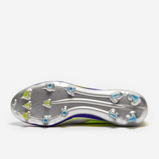 Sepatu Bola Adidas F50 Elite x Messi FG Silver Met Solar Yellow Lucid Blue IH0915 Sepatu Bola Adidas F50 Elite x Messi FG Silver Met Solar Yellow Lucid Blue IH0915