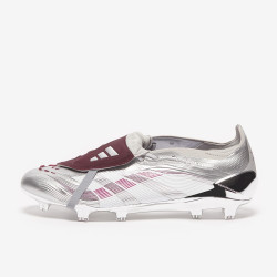 Sepatu Bola Adidas Predator Elite Tongue x Bellingham FG Silver Maroon IH0894