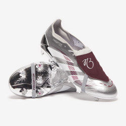 Sepatu Bola Adidas Predator Elite Tongue x Bellingham FG Silver Maroon IH0894