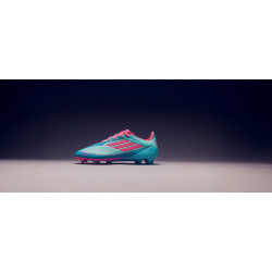Sepatu Bola Adidas F50 Elite x Messi FG Flash Aqua Lucid Pink Lucid Cyan IH0927