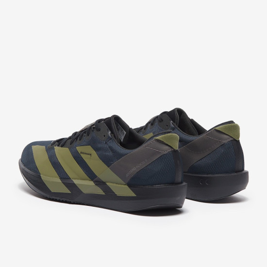 Sepatu Lari Adidas Adizero Adios 9 Core Black Focus Olive Charcoal JP6315 Sepatu Lari Adidas Adizero Adios 9 Core Black Focus Olive Charcoal JP6315