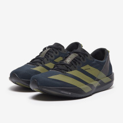 Sepatu Lari Adidas Adizero Adios 9 Core Black Focus Olive Charcoal JP6315