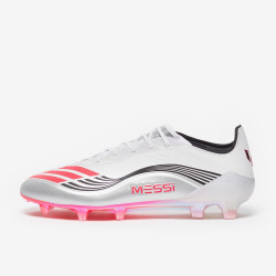 Sepatu Bola Adidas F50 Elite x Messi FG Ftwr White Lucid Red Silver Met JP5593