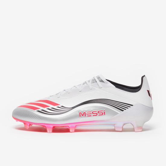 Sepatu Bola Adidas F50 Elite x Messi FG Ftwr White Lucid Red Silver Met JP5593