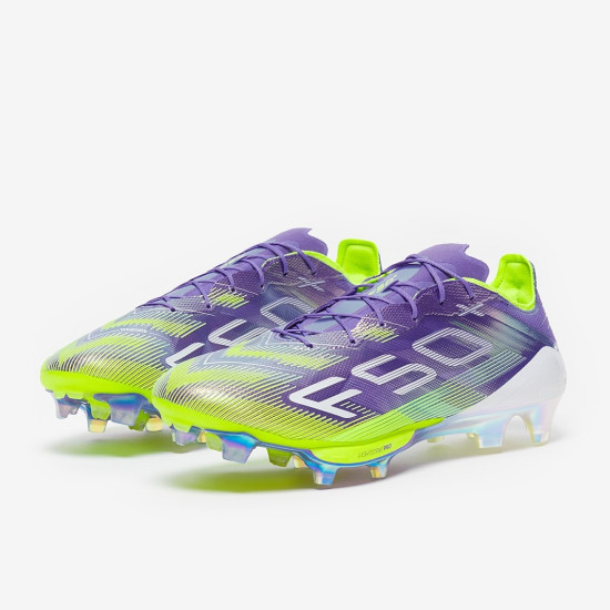Sepatu Bola Adidas F50 FG Purple Rush Ftwr White Lucid Lemon JS3211