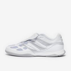Sepatu Futsal Adidas Predator Precision Street Ftwr White Silver Met Grey Two JQ4224