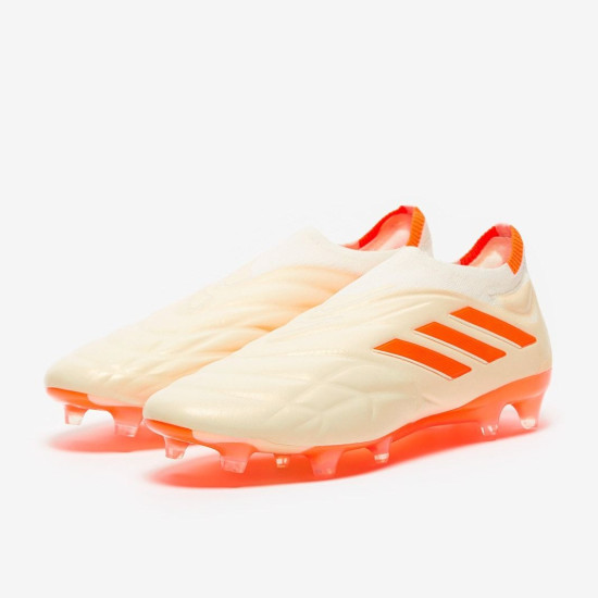 Sepatu Bola Adidas Copa Pure FG Off White Team Solar Orange HQ8894